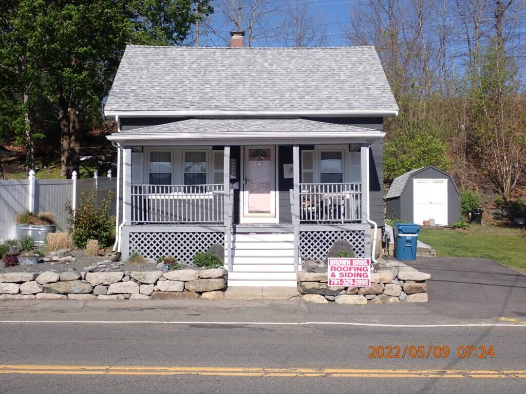 House in canton with new roof