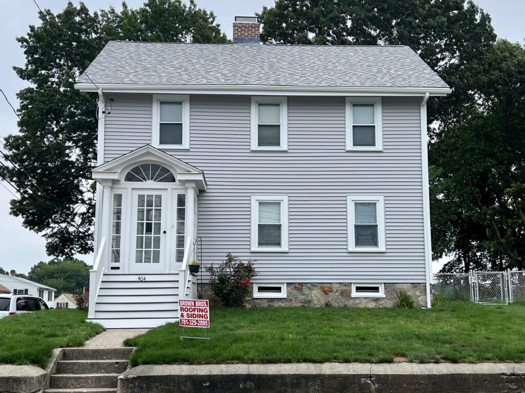 house with newly renovated siding